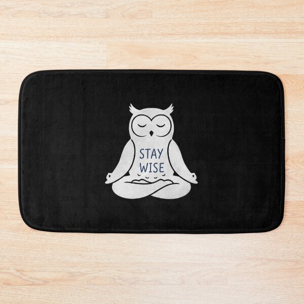 Item preview, Zen Owl Meditation Stay Wise Wisdom designed and sold by zzz888.