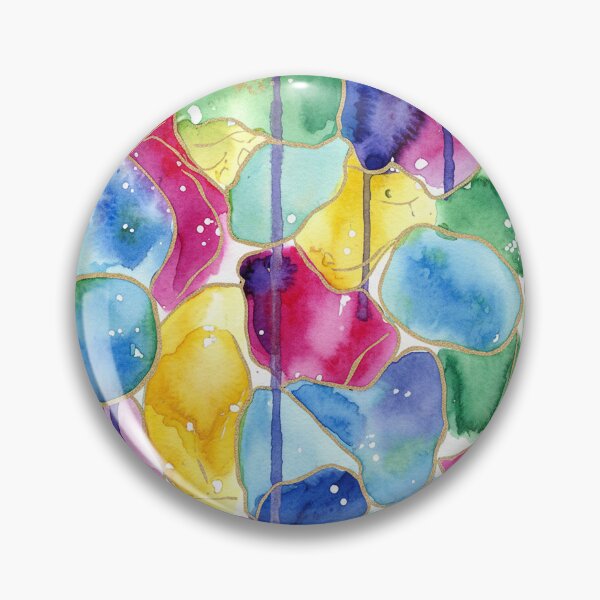 Item preview, Abstract pattern of watercolor painting on paper  designed and sold by Berlin-D-Prs.