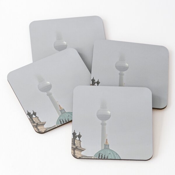 Item preview, Misty View of the Television Tower in East Berlin, Germany designed and sold by Trevor and Photos.