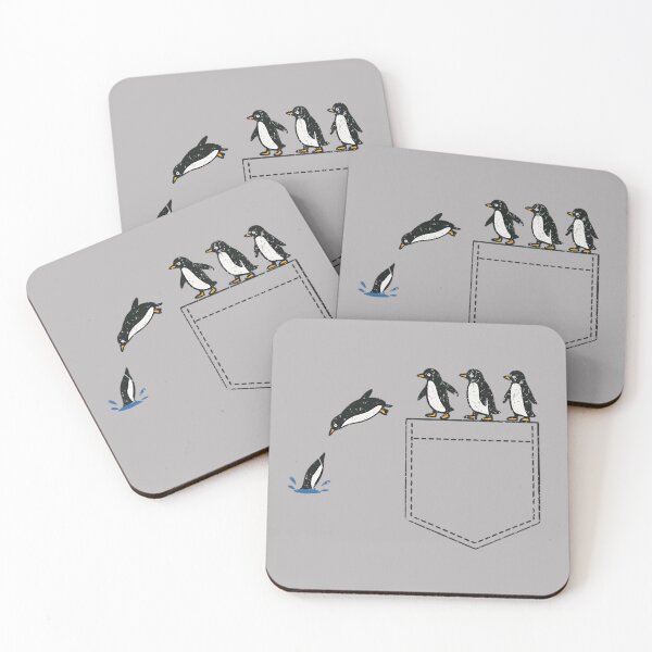 Item preview, Funny Penguin Pocket Cute Diving Penguin Tee Animal Lover  designed and sold by GreggRoss.