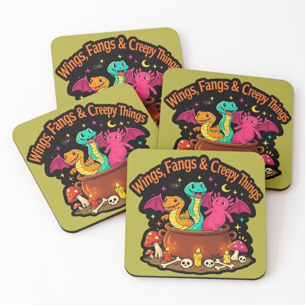 Item preview, Wings, Fangs & Creepy Things – Cute Spooky Creatures Illustration designed and sold by myforestfog.