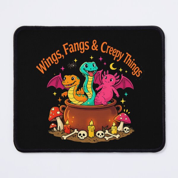 Item preview, Wings, Fangs & Creepy Things – Cute Spooky Creatures Illustration designed and sold by myforestfog.