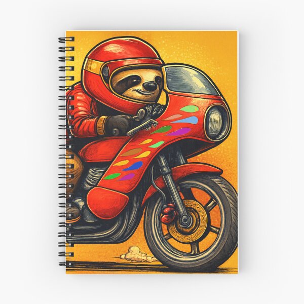 Item preview, Speedy Sloth – Motorcycle Adventure Design designed and sold by Dogandesighn.