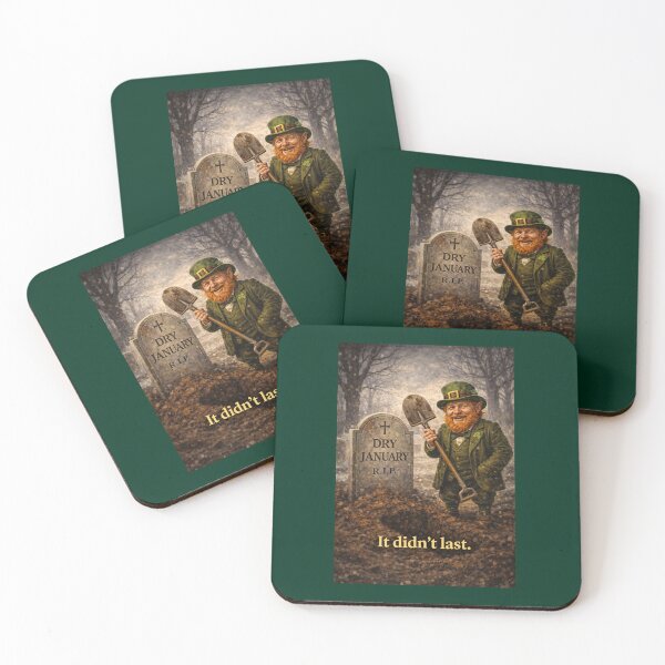 Item preview, Dry January R.I.P. – It Didn’t Last designed and sold by Hornace88studio.