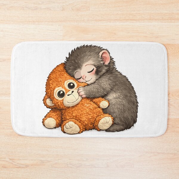 Item preview, Punch The Monkey Meme Stuffed Animal Cuddling designed and sold by TrantowDangelo.
