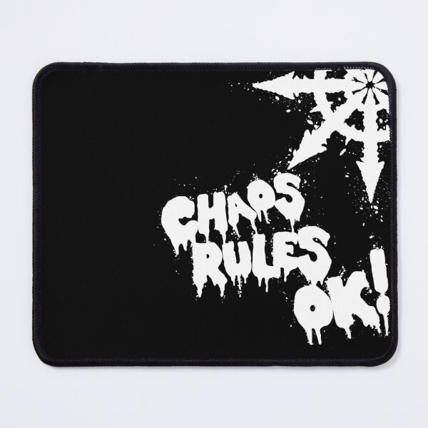 Item preview, Chaos Rules Ok designed and sold by SideQuest - Scribbled Chaos!.