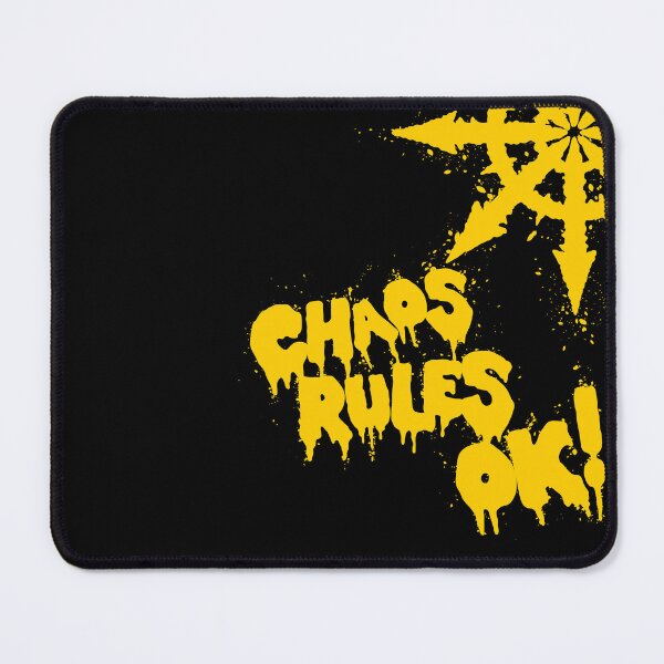 Item preview, Chaos Rules Ok designed and sold by SideQuest - Scribbled Chaos!.