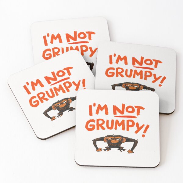 Item preview, Funny Grumpy Monkey Not Grumpy Gift designed and sold by TrantowDangelo.