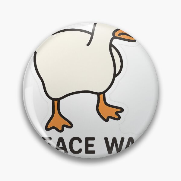 Item preview, Angry Goose Funny Meme Chaotic Animal Peace Violence designed and sold by lokiwoodsart.