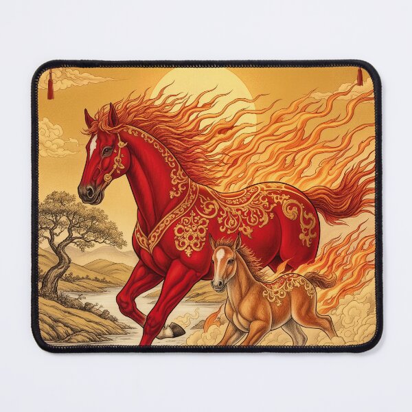 Item preview, Year of the Fire Horse Baby designed and sold by aykiradesigns.