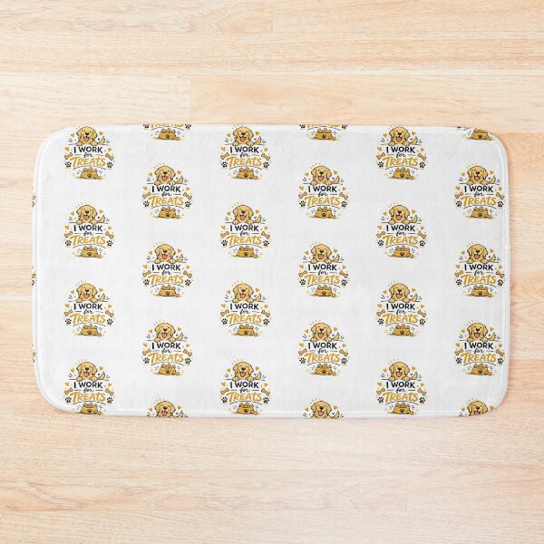 Item preview, I Work for Treats Golden Retriever Gift designed and sold by WildVista.