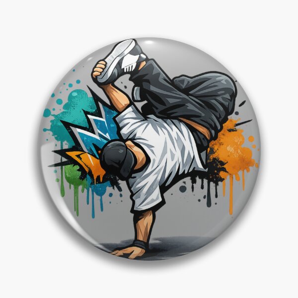 Item preview, B-Boy Rhythm Urban Graffiti Art. designed and sold by HubiUrbanStudio.