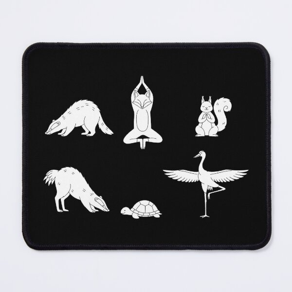 Item preview, Mindful Wilderness Forest Animal Zen Yoga Collective designed and sold by zzz888.