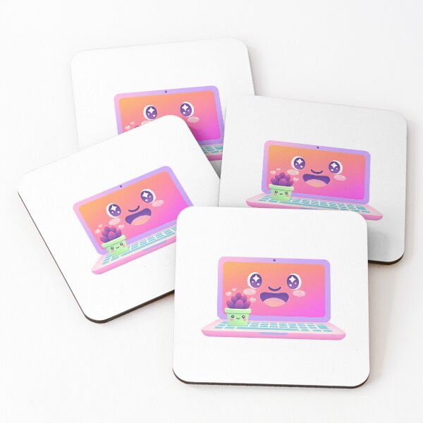 Item preview, Kawaii & Succulent Laptop designed and sold by The sticker haven.