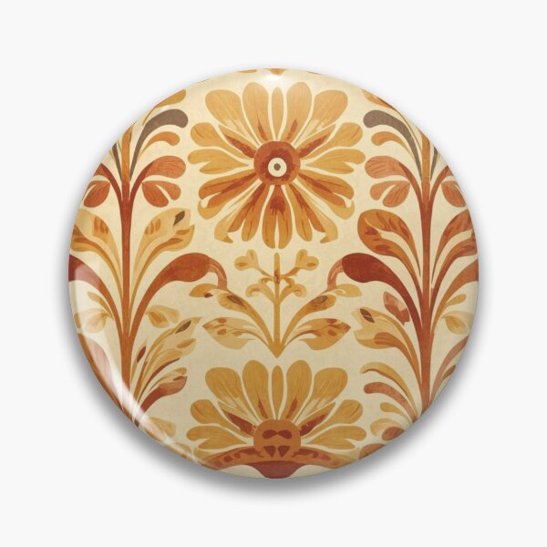 Item preview, 70s retro floral pattern, vintage design designed and sold by christinmrose.