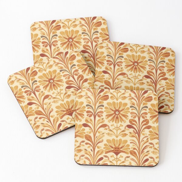 Item preview, 70s retro floral pattern, vintage design designed and sold by christinmrose.