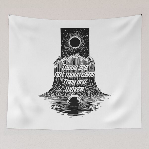 Item preview, Interstellar Astronaut Epic Wave Gargantua Black Hole designed and sold by LapinMagnetik.