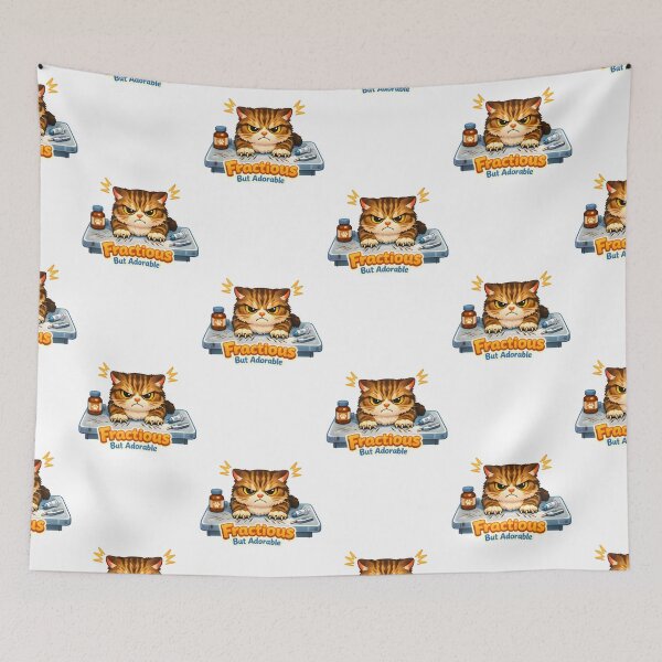 Item preview, Fractious But Adorable – Funny Veterinary Cat Humor Design designed and sold by Bettybee00.