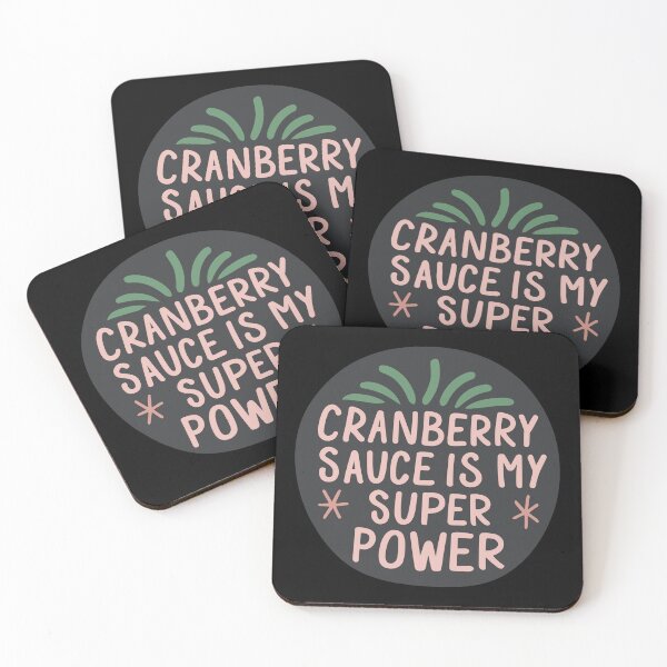 Item preview, Cranberry Sauce Is My Super Power – Cozy Fall Food Aesthetic Design designed and sold by CyfroweMysli.