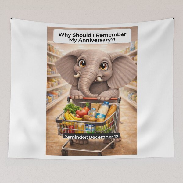 Item preview, Elephant Joke – December 12 designed and sold by ariksworld.