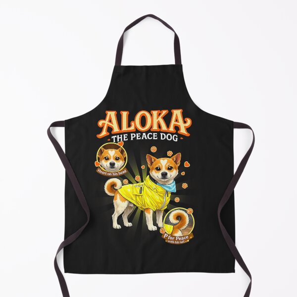 Item preview, Aloka The Peace Dog - Heart Mark and Peace Tail designed and sold by CriseldaBruning.
