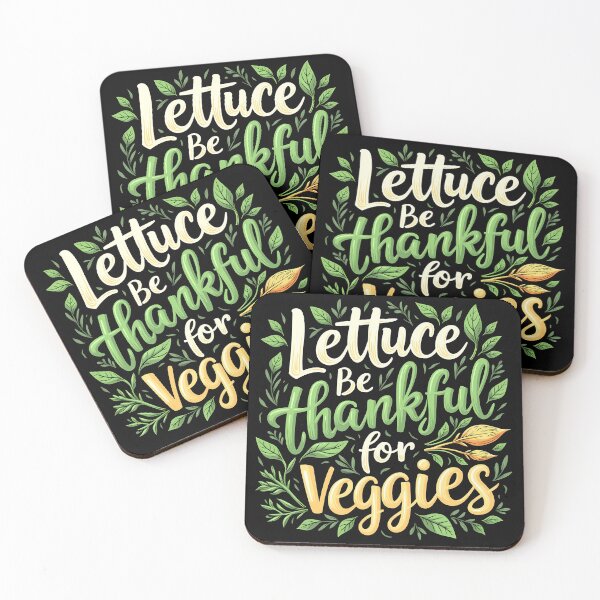 Item preview, Lettuce Be Thankful for Veggies – Funny Vegetarian Thanksgiving designed and sold by CyfroweMysli.