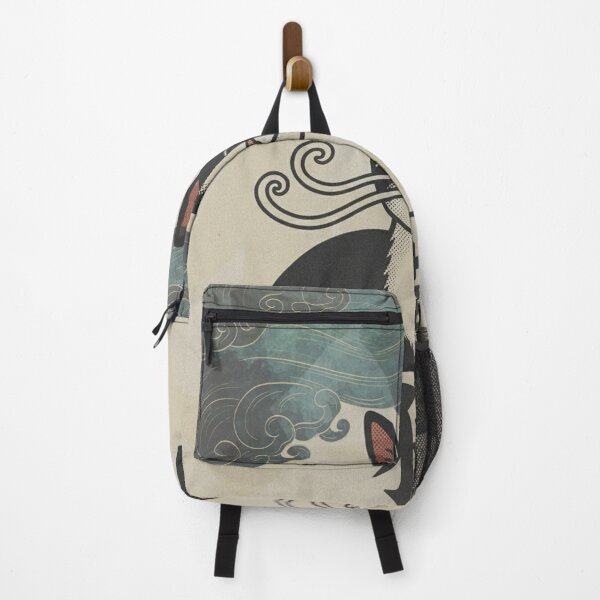 Item preview, Mustache Cat Neko – Vintage Japanese Style designed and sold by CucuArtwork.