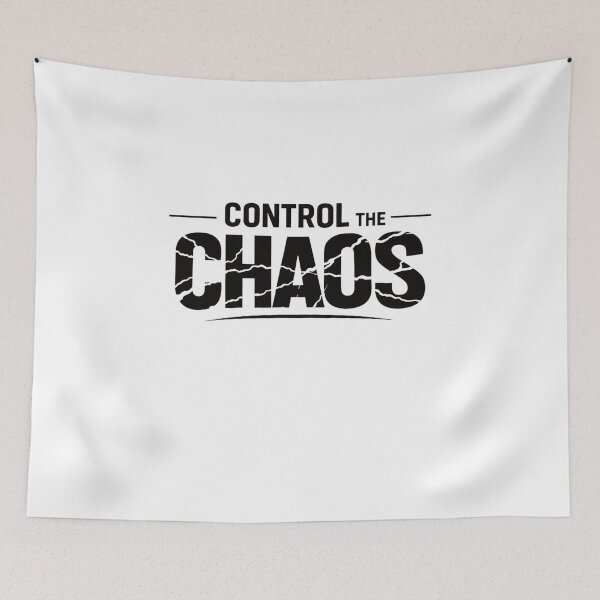 Item preview, Control The Chaos – Mindset Power Typography Design designed and sold by RelateAndTee.