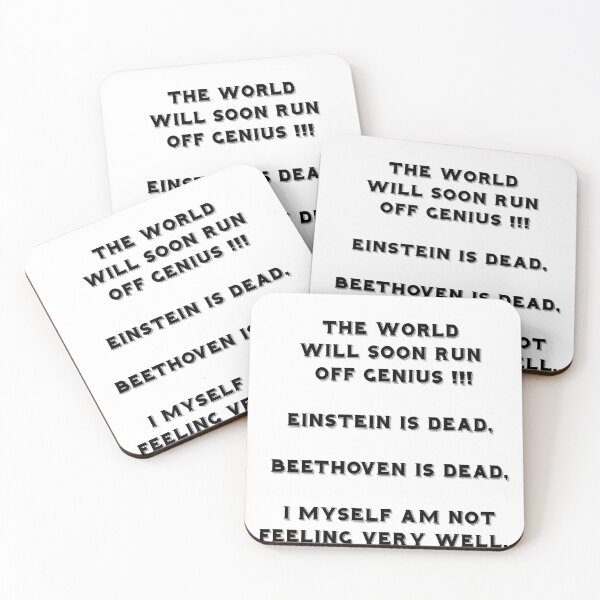 Item preview, The world will soon run off genius  designed and sold by La pensée sauvage.