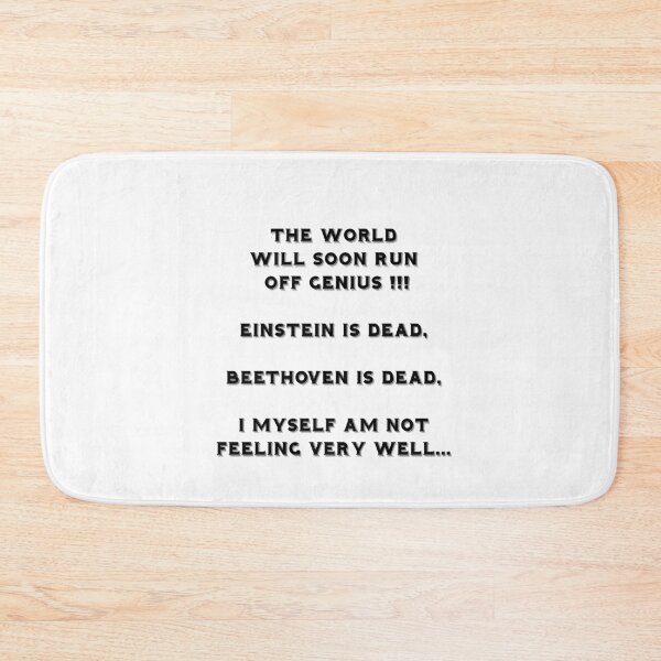 Item preview, The world will soon run off genius  designed and sold by La pensée sauvage.