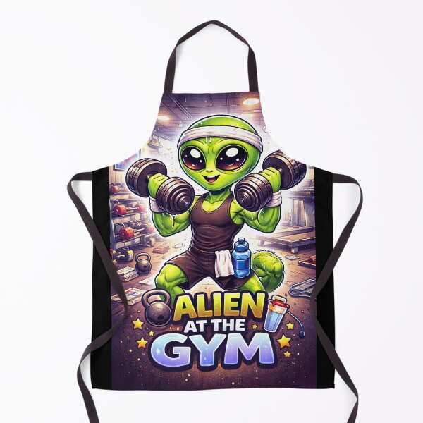Item preview, Alien at the Gym – Śmieszny Kosmita Fitness Meme designed and sold by Dominik1994.