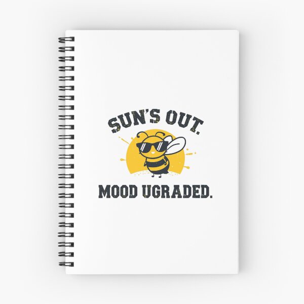 Item preview, SUN’S OUT. MOOD UPGRADED. – Funny Cool Bee Spring T-Shirt designed and sold by BrightThreadBB.