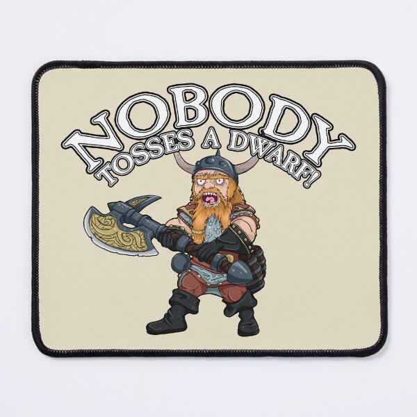 Item preview, Nobody Tosses a Dwarf! designed and sold by SideQuest - Scribbled Chaos!.