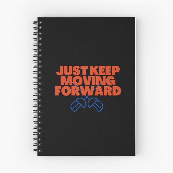 Item preview, Just Keep Moving Forward - Motivational Fencing Sabres designed and sold by LoudVictory.
