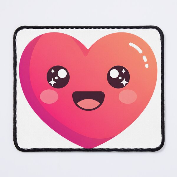 Item preview, Happy Kawaii Heart designed and sold by The sticker haven.