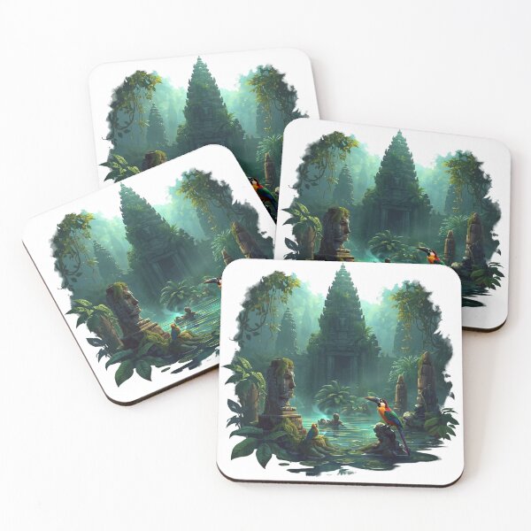 Item preview, Sunken Jungle Ruins designed and sold by catcurio.