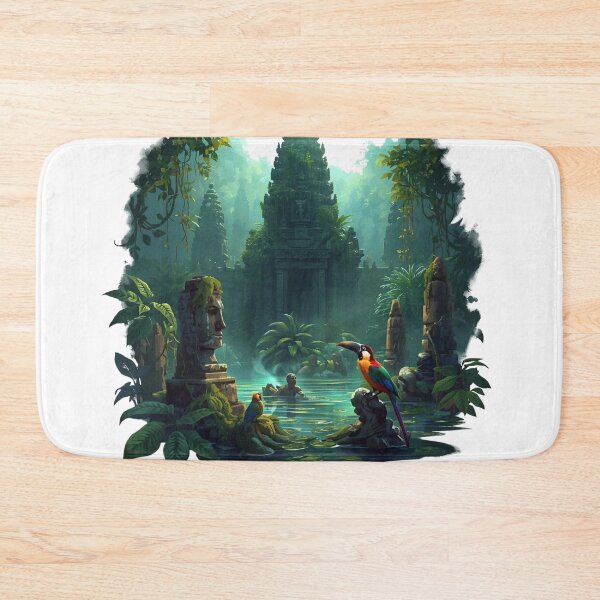 Item preview, Sunken Jungle Ruins designed and sold by catcurio.