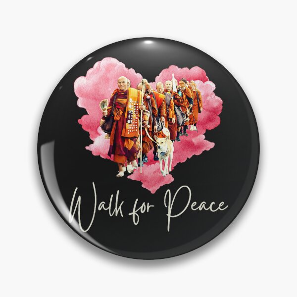Item preview,  Peace Walking Monks and Aloka Dog Walk for Peace  designed and sold by CriseldaBruning.