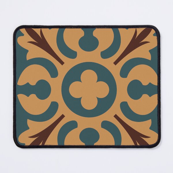 Item preview, Teal Floral designed and sold by barkbarkstudio.