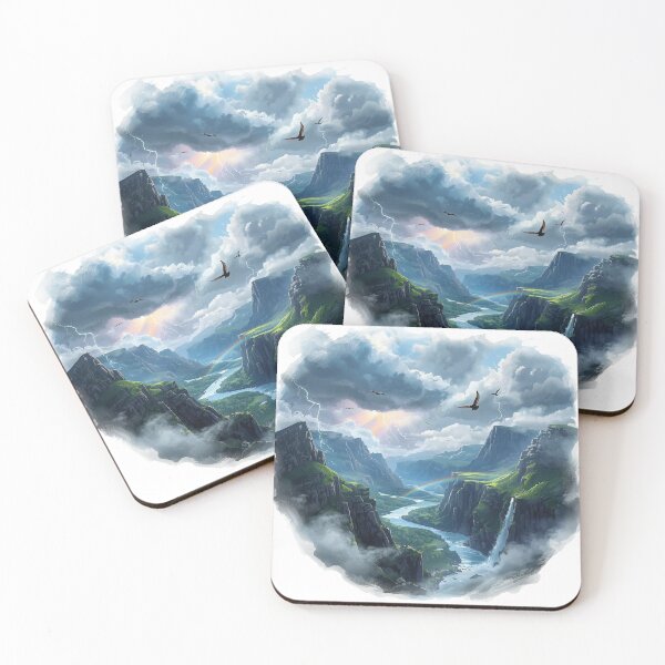 Item preview, Stormy Sky Highlands designed and sold by catcurio.