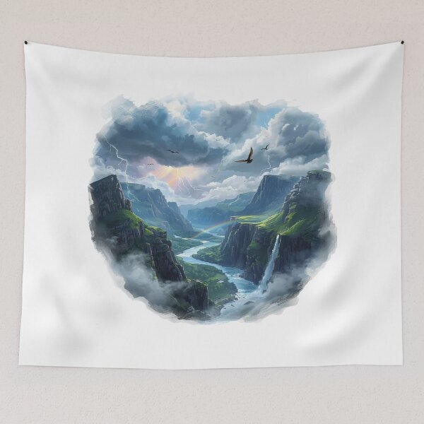 Item preview, Stormy Sky Highlands designed and sold by catcurio.
