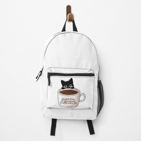Item preview, The Best Thing For The Morning Is Coffee And a Cat. designed and sold by Dinasshop.
