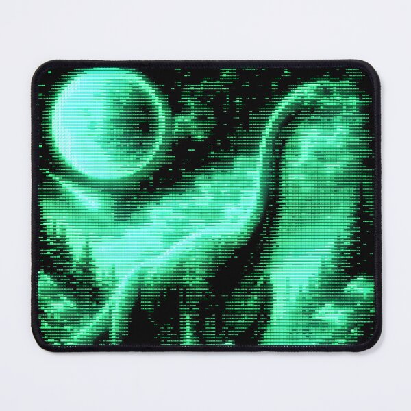 Item preview, Cybernetic Brachiosaurus Glitch Retro Glow designed and sold by graphixpolash.