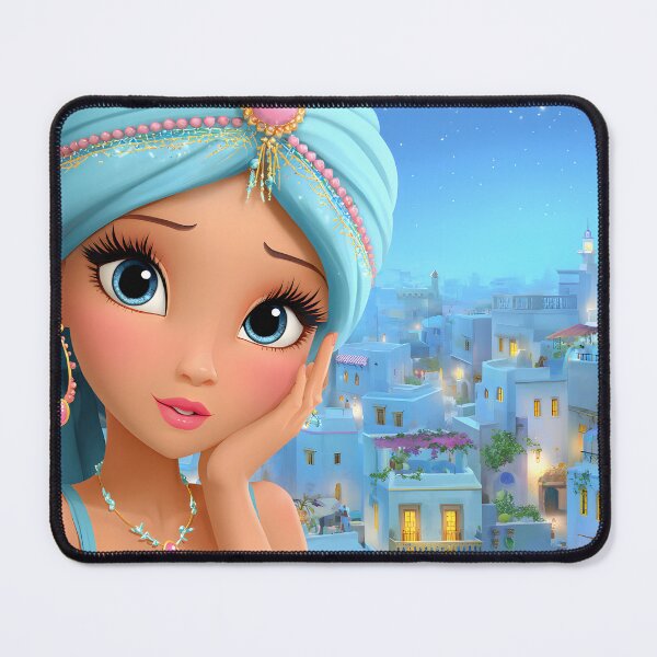 Item preview, Enchanting Woman in a Magical Cityscape Background designed and sold by Artessie.