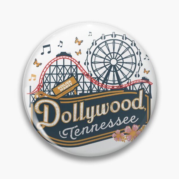 Item preview, Dollywood Tennessee Vintage Theme Park Shirt – Retro Roller Coaster & Ferris Wheel Travel Design designed and sold by Globalcitytees.