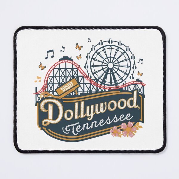 Item preview, Dollywood Tennessee Vintage Theme Park Shirt – Retro Roller Coaster & Ferris Wheel Travel Design designed and sold by Globalcitytees.