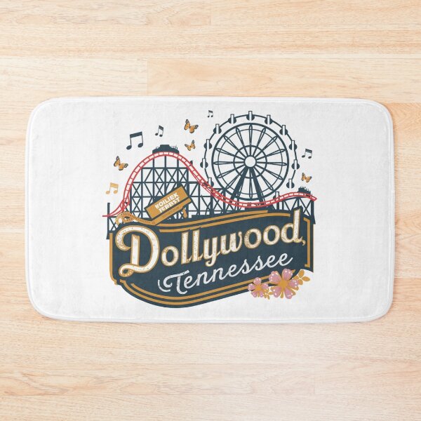Item preview, Dollywood Tennessee Vintage Theme Park Shirt – Retro Roller Coaster & Ferris Wheel Travel Design designed and sold by Globalcitytees.