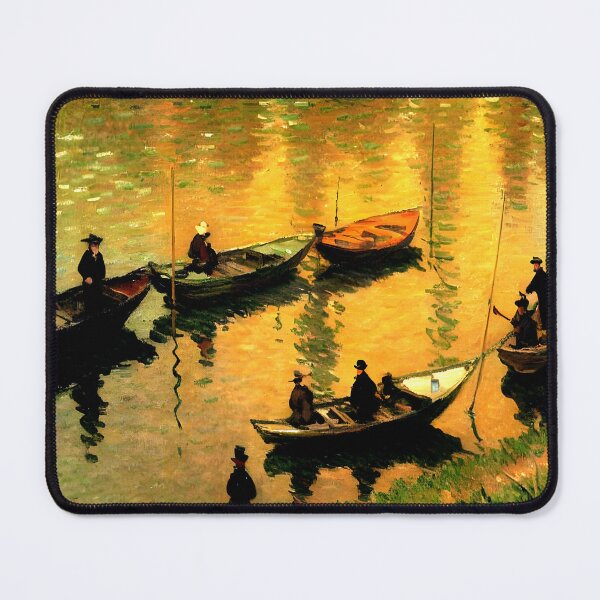 Item preview, Anglers on the Seine at Poissy designed and sold by artdesignsnow.