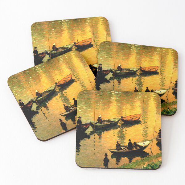 Item preview, Anglers on the Seine at Poissy designed and sold by artdesignsnow.