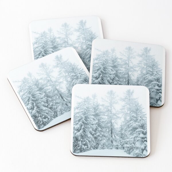 Item preview, Snow-covered forest in the fog – Winter silence designed and sold by Northprod.